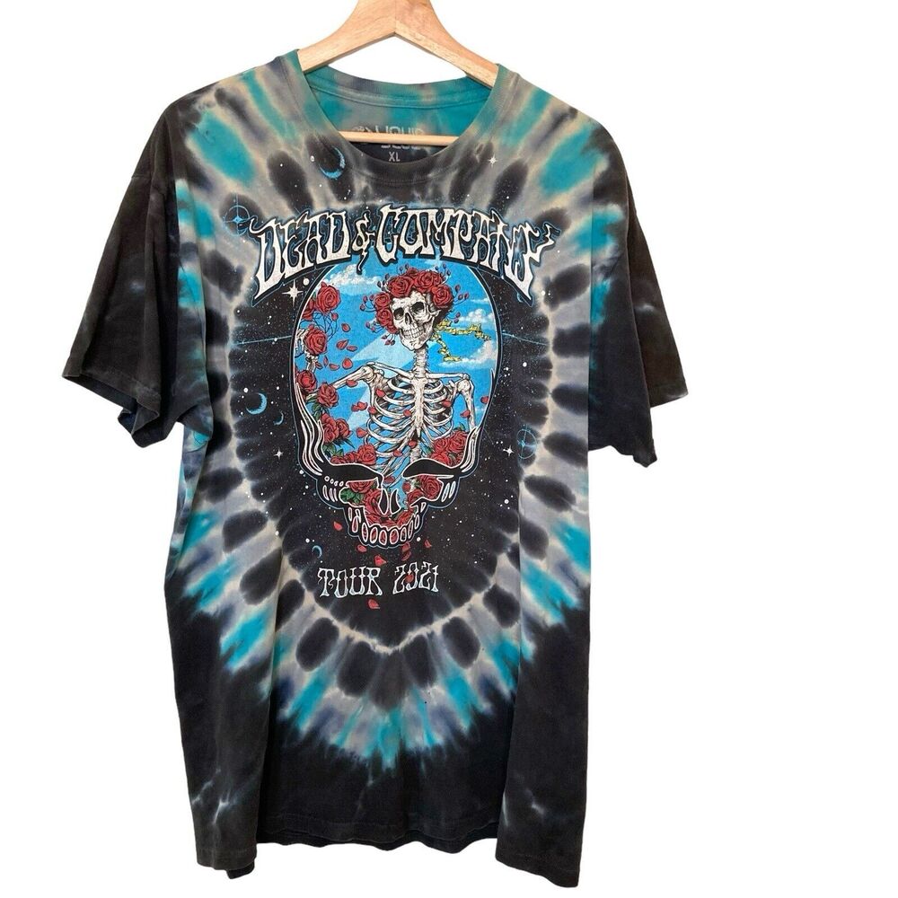 The Grateful Dead 2021 Dead and Company Tour Shirt Men's X Large Tie Dye